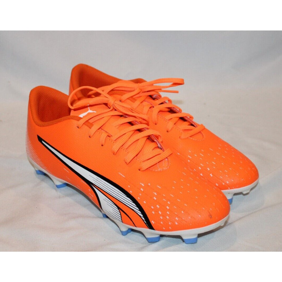 Puma Ultra Men's Firm‎ Ground Artificial Ground Soccer Cleats Orange Blue 11.5 - Picture 3 of 8